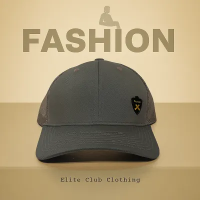 Men's Fashion Cap (S-1)-Grey	